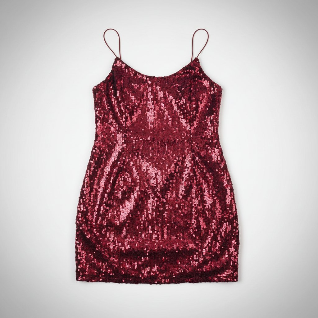 RED DISCO DRESS