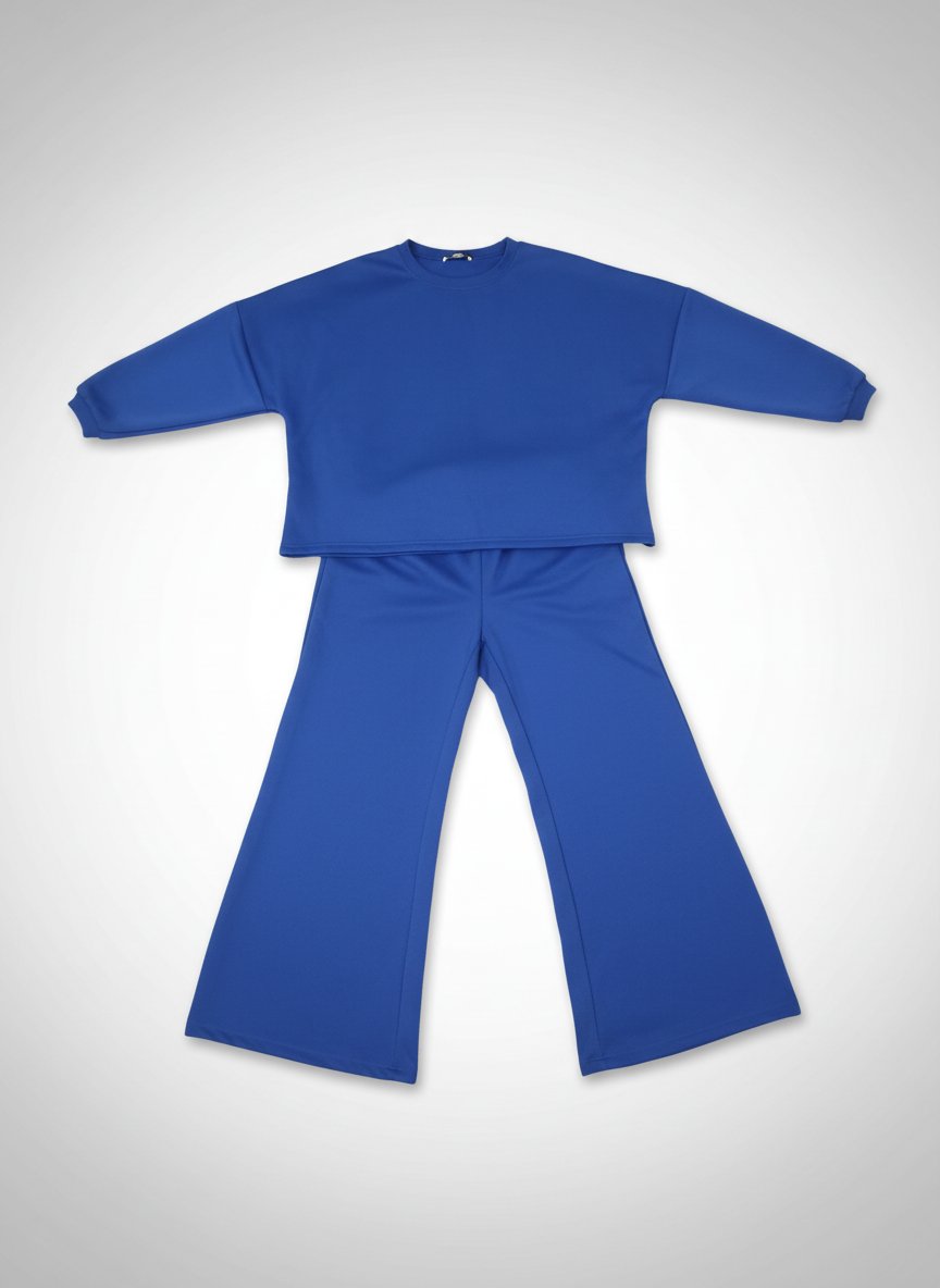 Un jogging bleu 