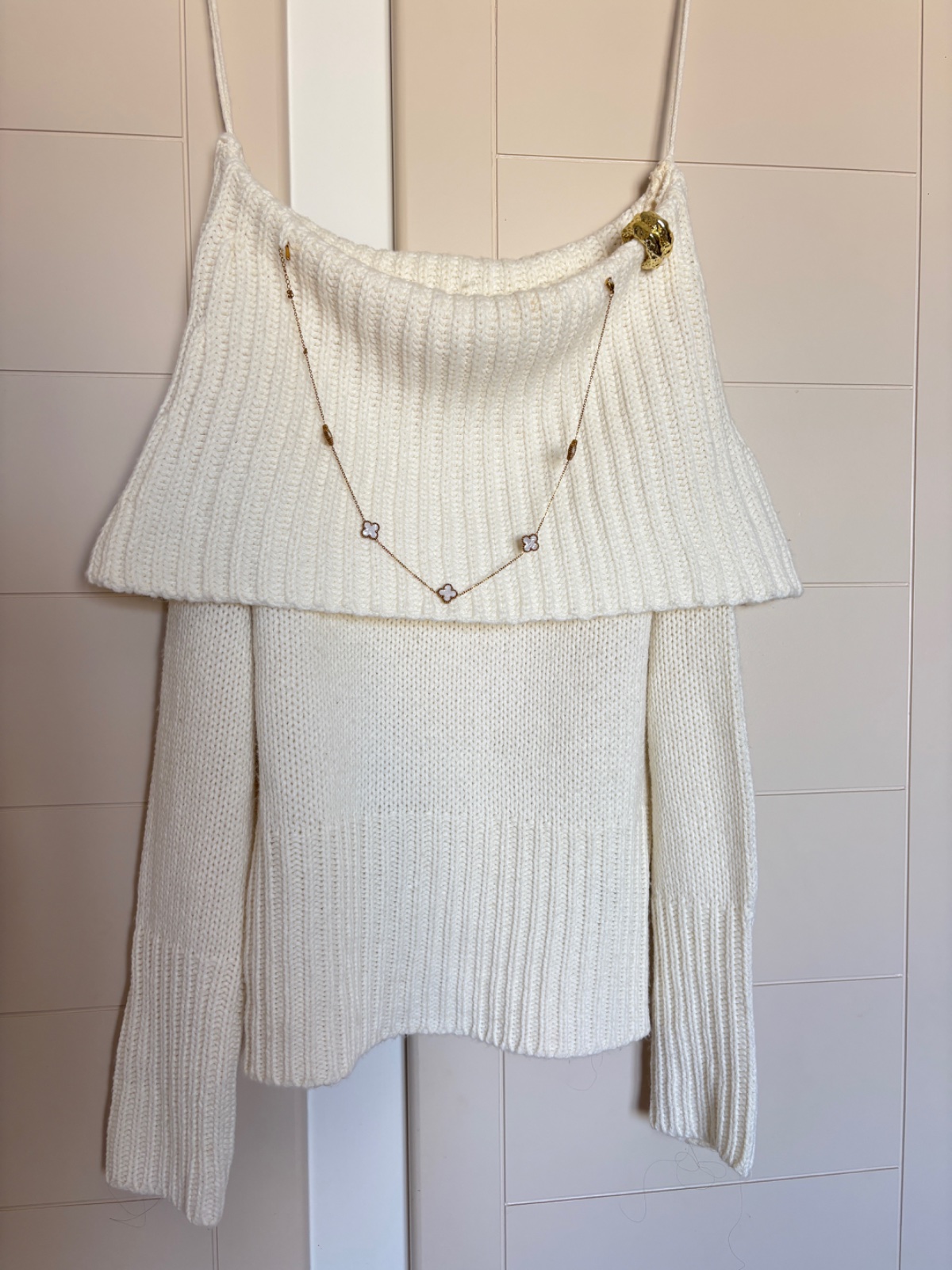 Pull blanc 
