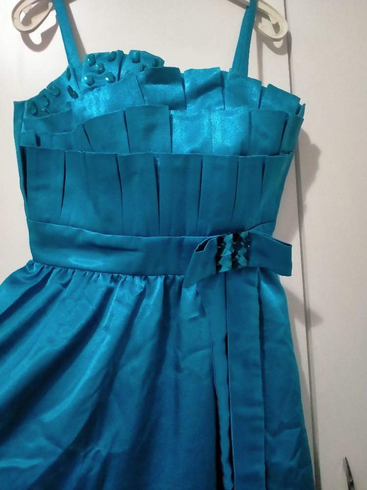 Robe effet satiné 