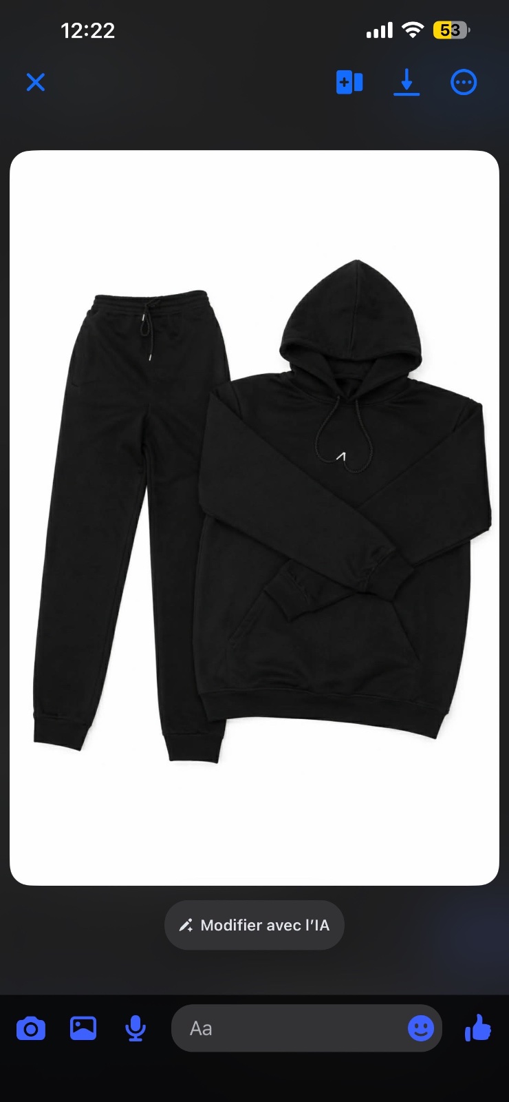 Pantalon et capuche