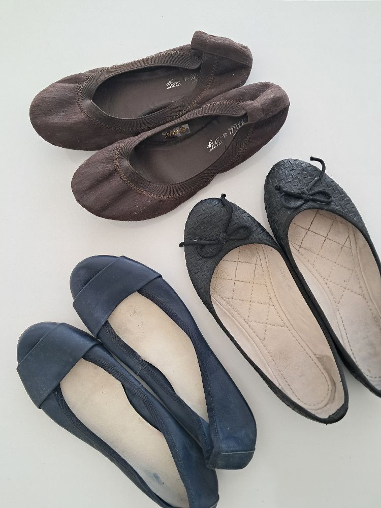 Lot de 3 mocassins 