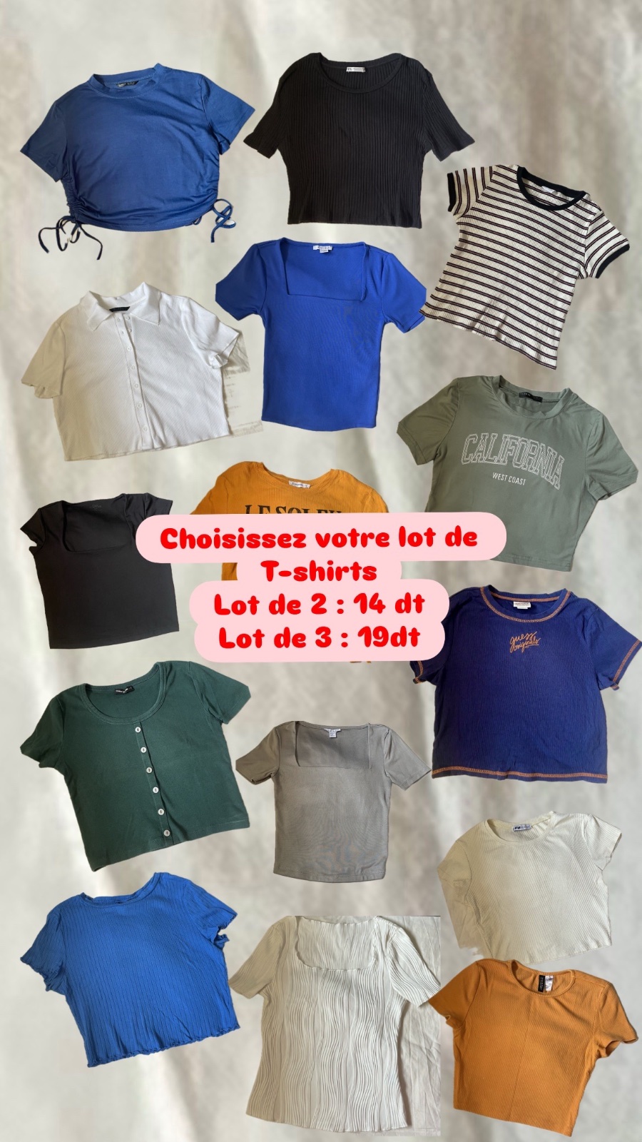 Lot de T-shirts