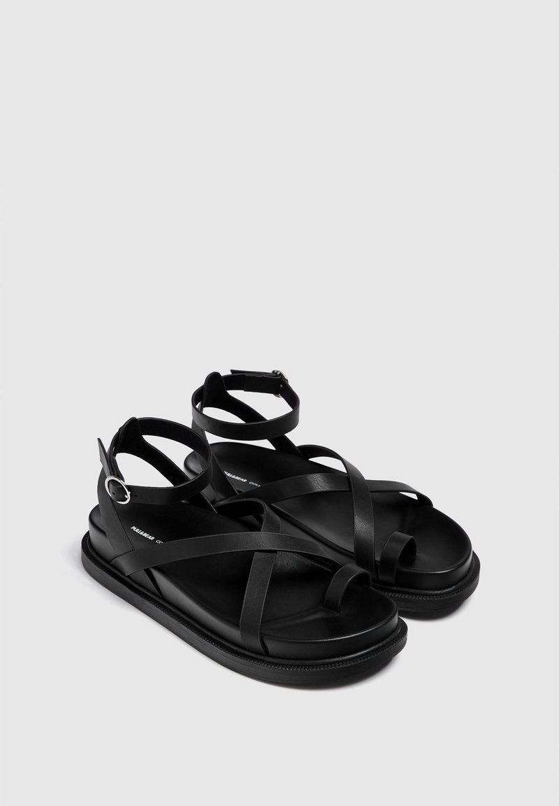 Sandales à plateforme noir