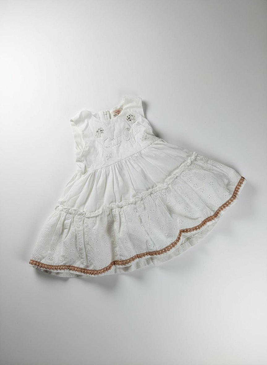 Robe carino blanc 