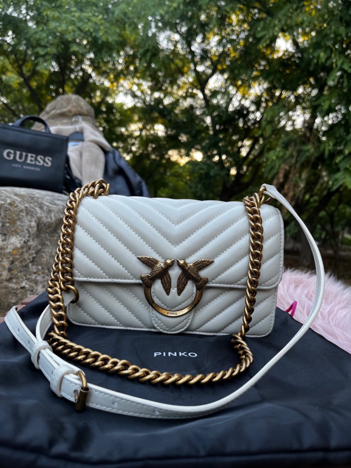 Sac pinko blanc