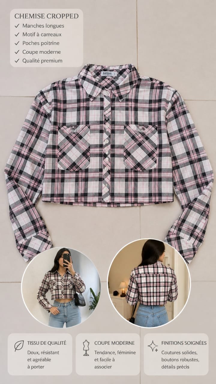 Chemise très élégante 🌸🌸