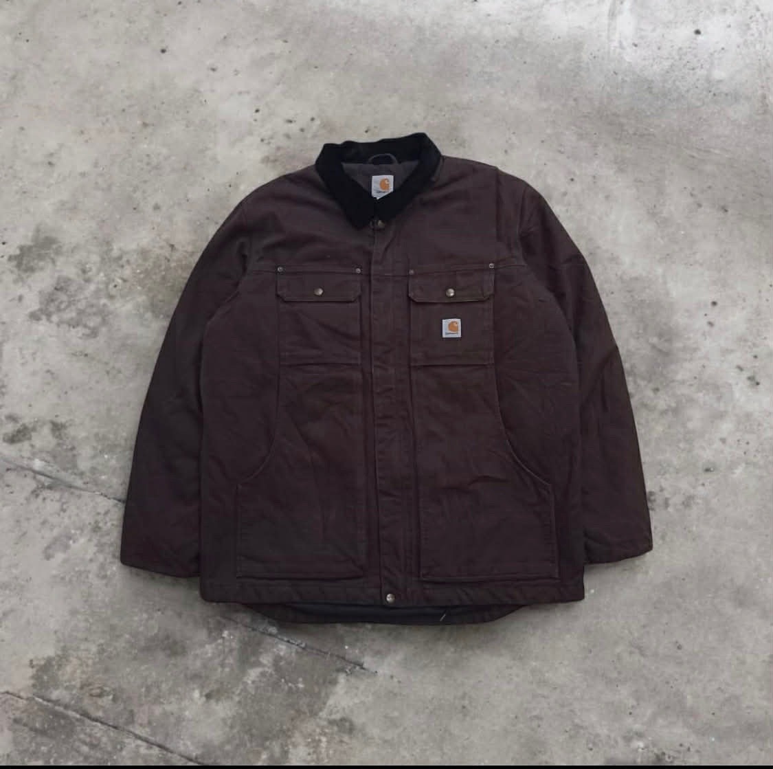  vintage carharrt brown jacket