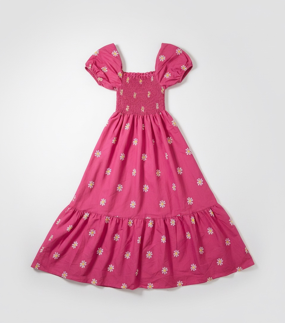 Robe fleurie longue 
