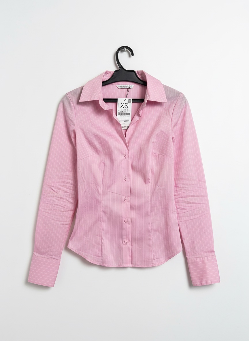 Chemise stradivarius cintrée à rayures 