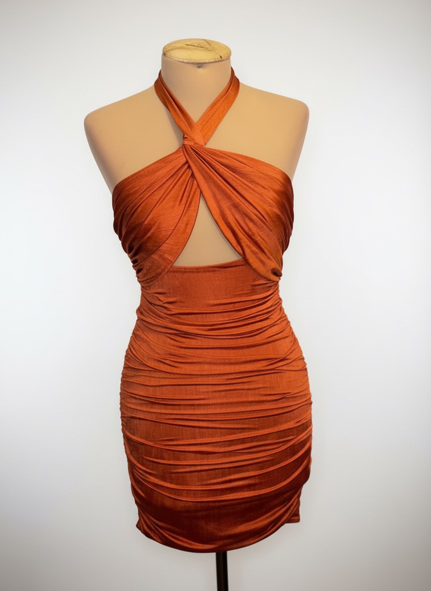 Robe satinée 🧡