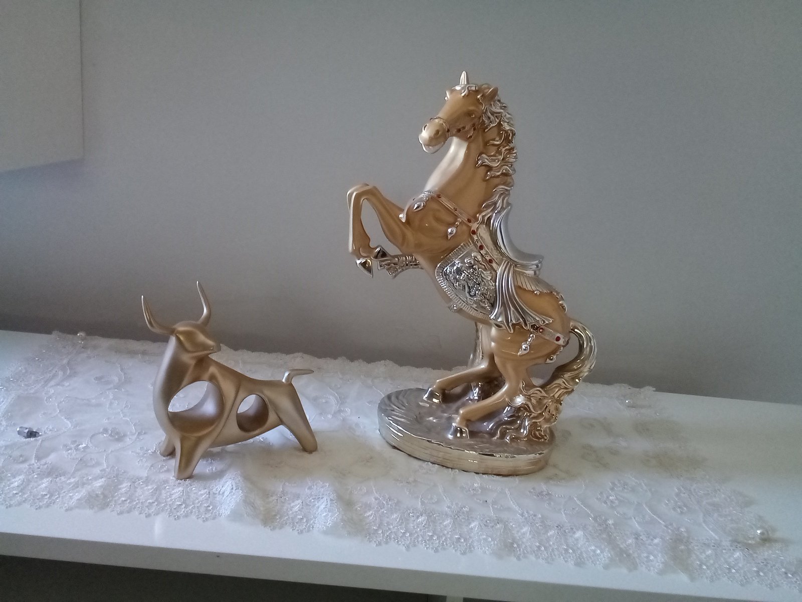 Cheval et toreau décoration 