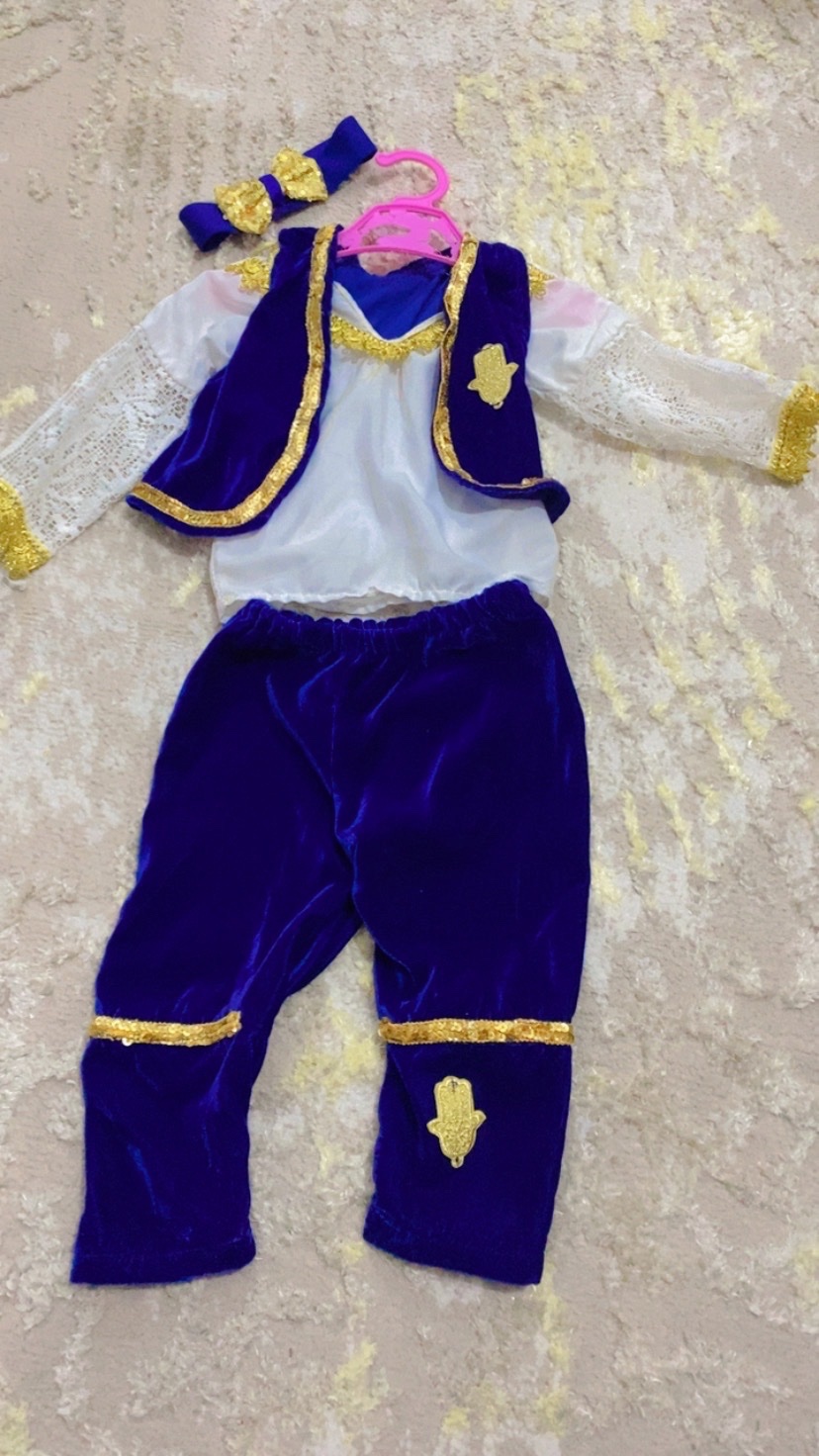 Tenue traditionnel pour fille 9 mois avec bondannat