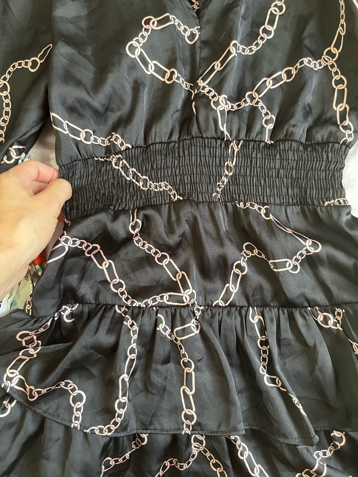 Robe en satin