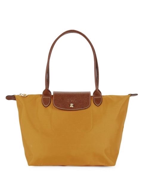 Sac cabas Longchamp Le Pliage Original en jaune Moutarde