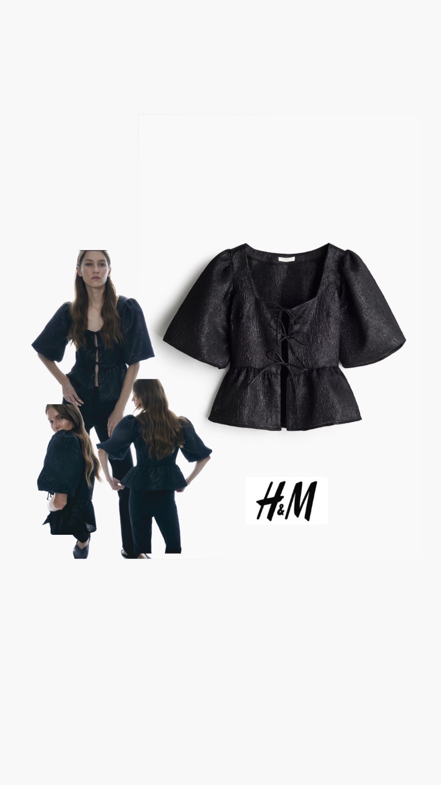 Haut noir H&M