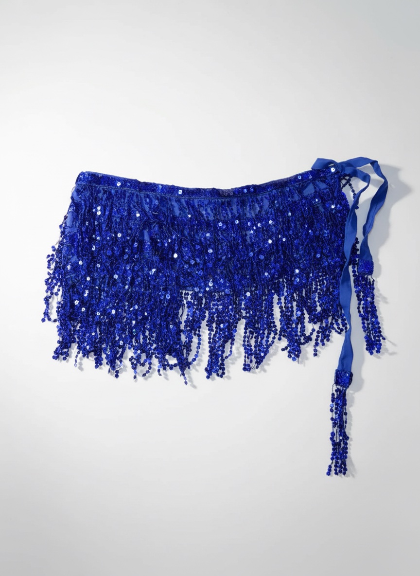 Foulard de danse orientale en bleu 💙💃
