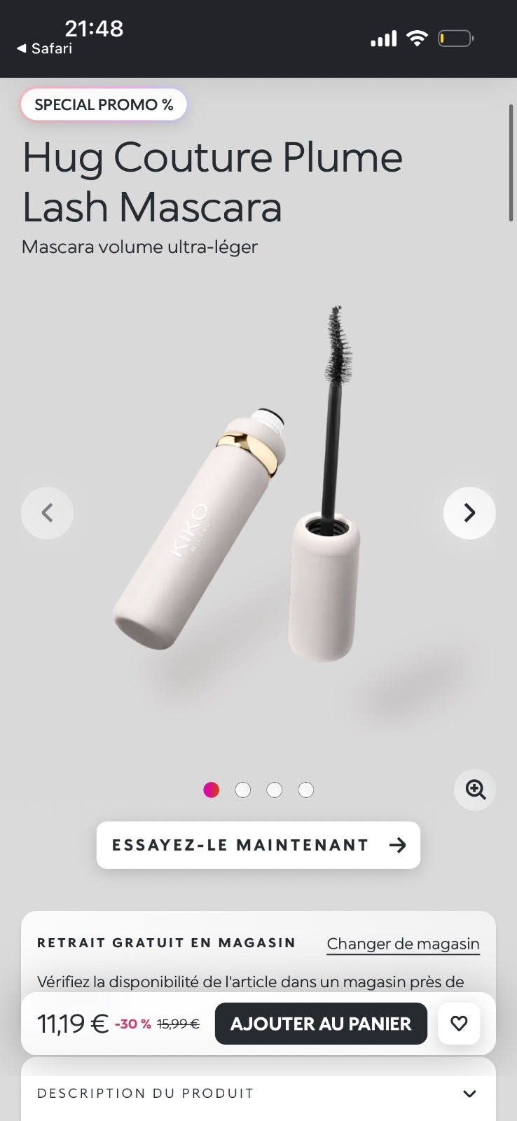 Mascara kiko