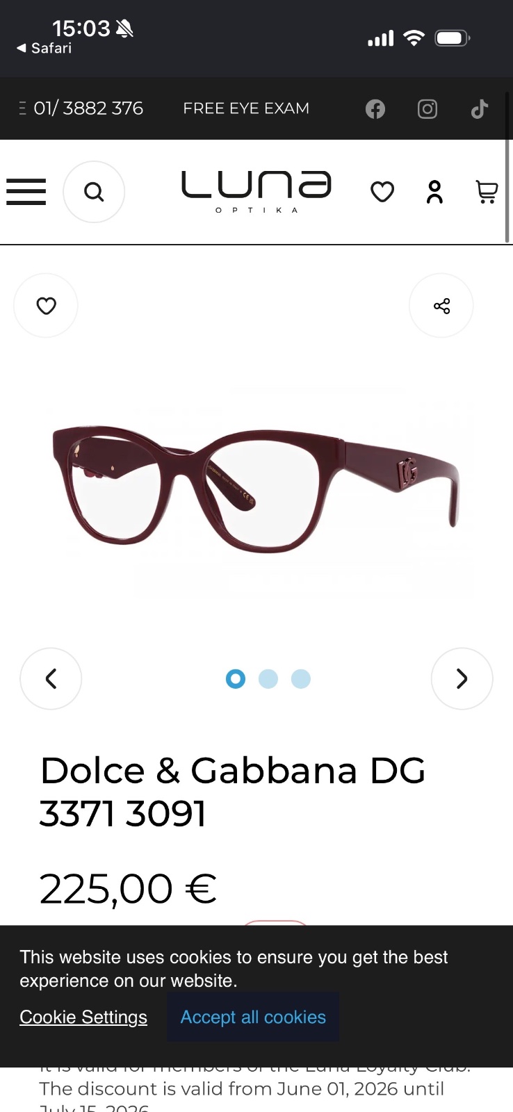Lunette D&G