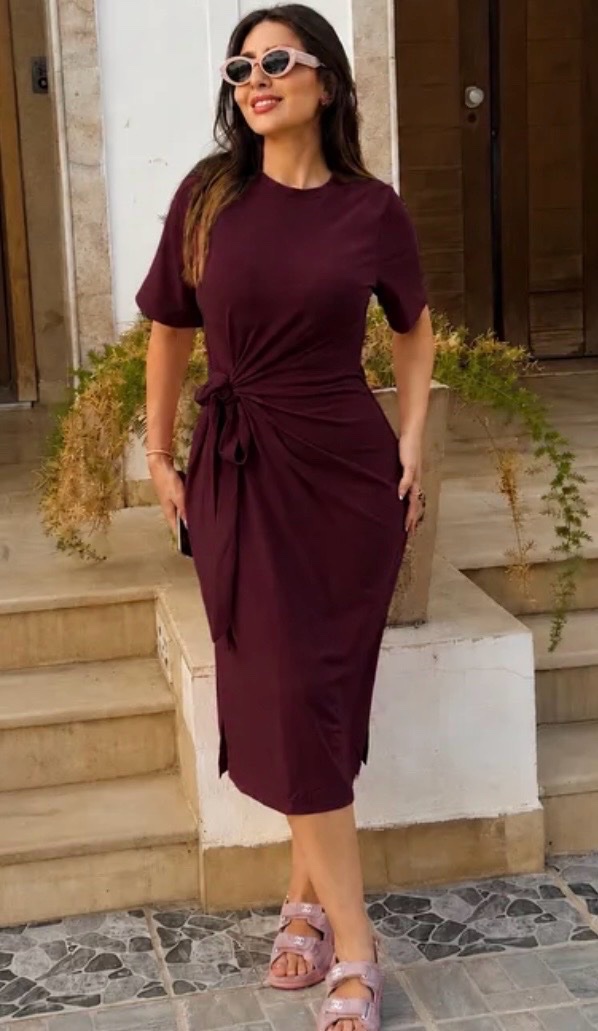Robe burgundy