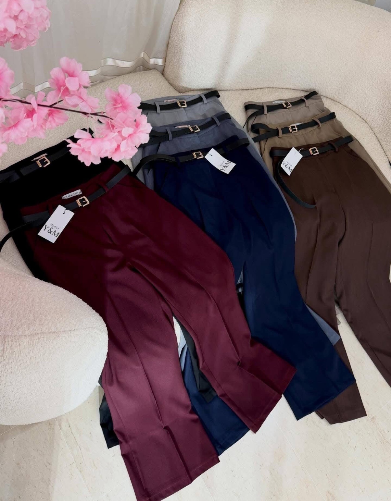 Pantalon avec cienture 
