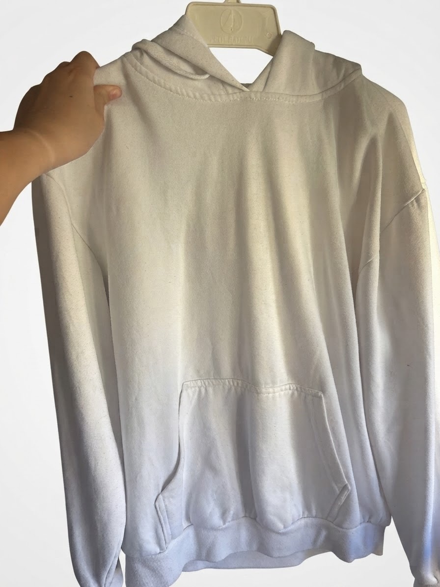 Sweat a capuche blanc