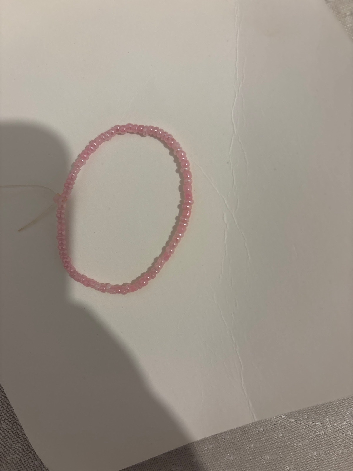 Bracelet perle rose