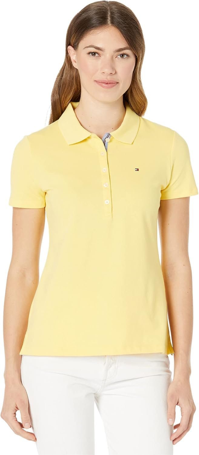 Polo Tommy Hilfiger Uni jaune