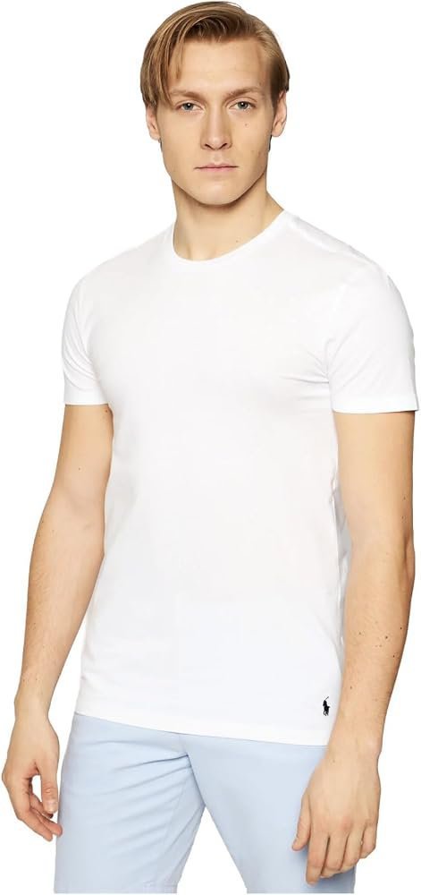 T-shirt à col rond pour homme - 100 % coton