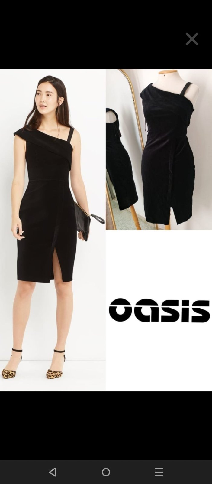 Oasis women's dress ( velours)