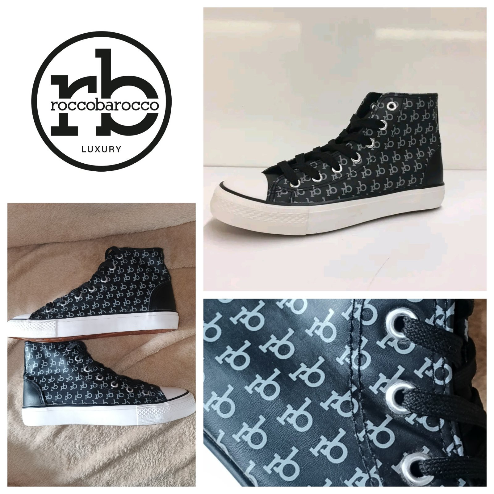 Sneakers Neuves de la marque italienne Roccobarocco originale 100%   
