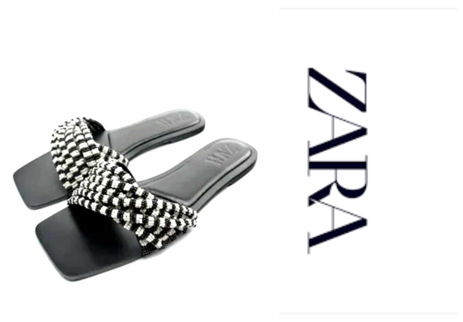 Claquette zara neuf avec etiquette taille 41