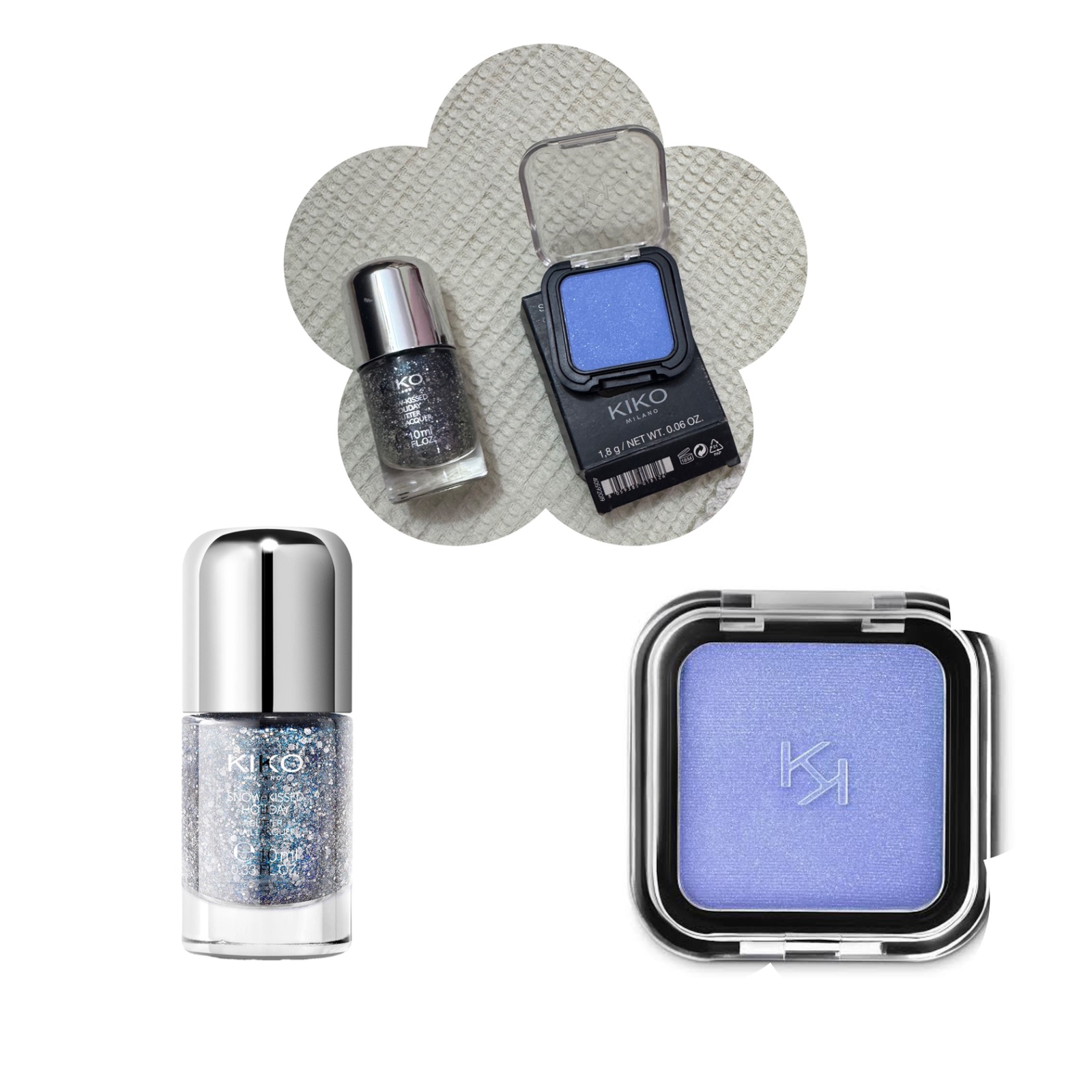Eyeshadow and nail lacquer kiko