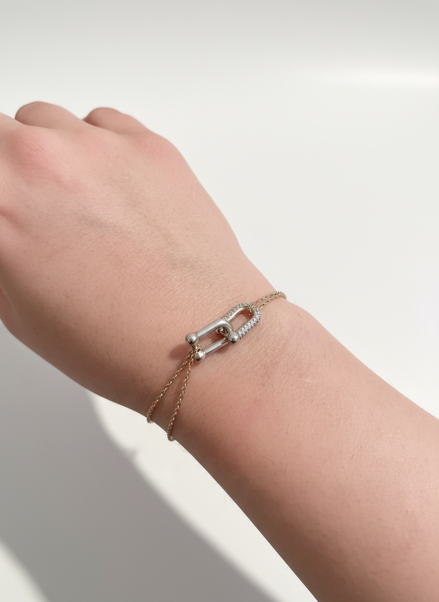 Braclet d'argent tifani