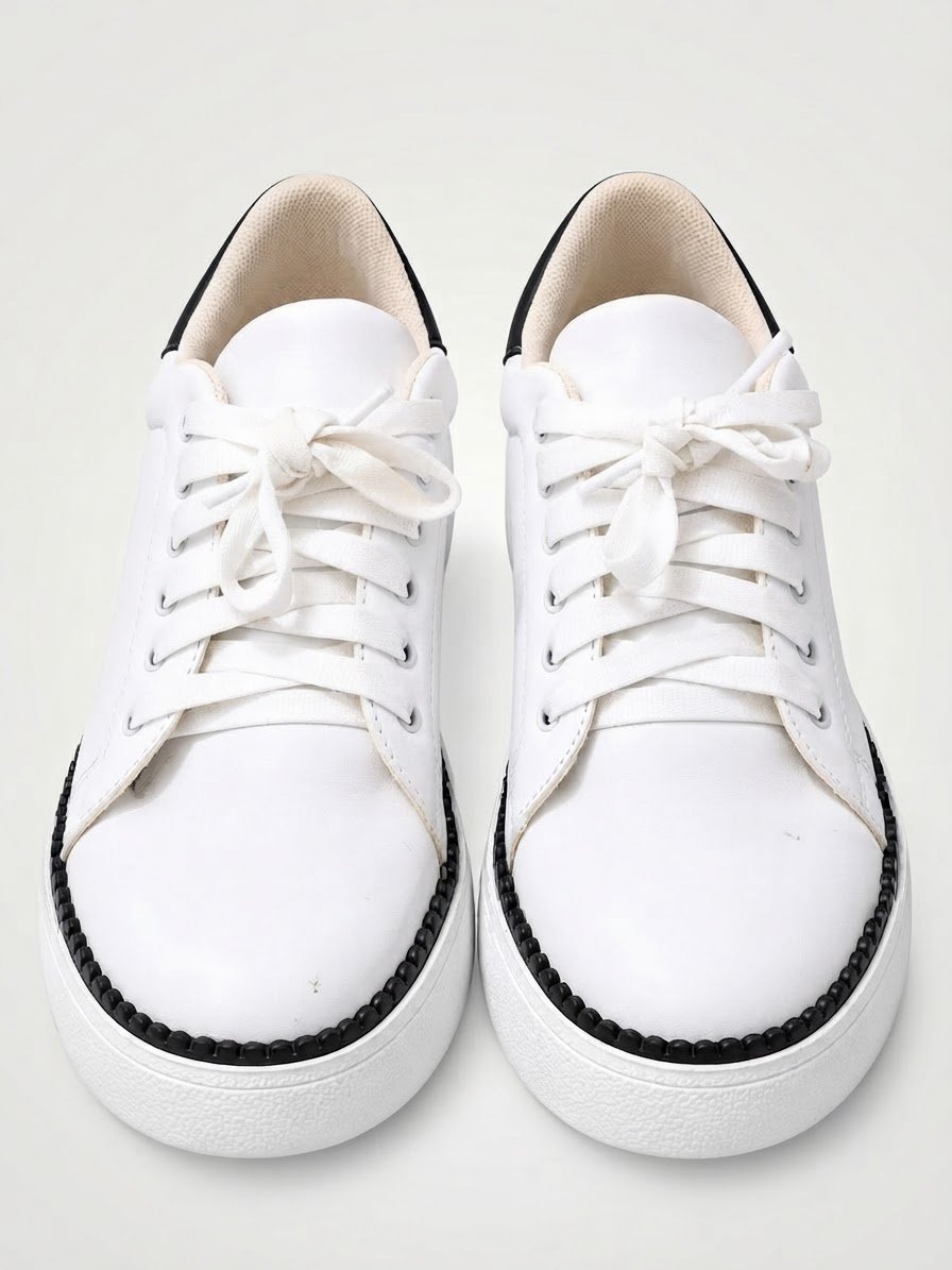 Espadrille blanc et noir