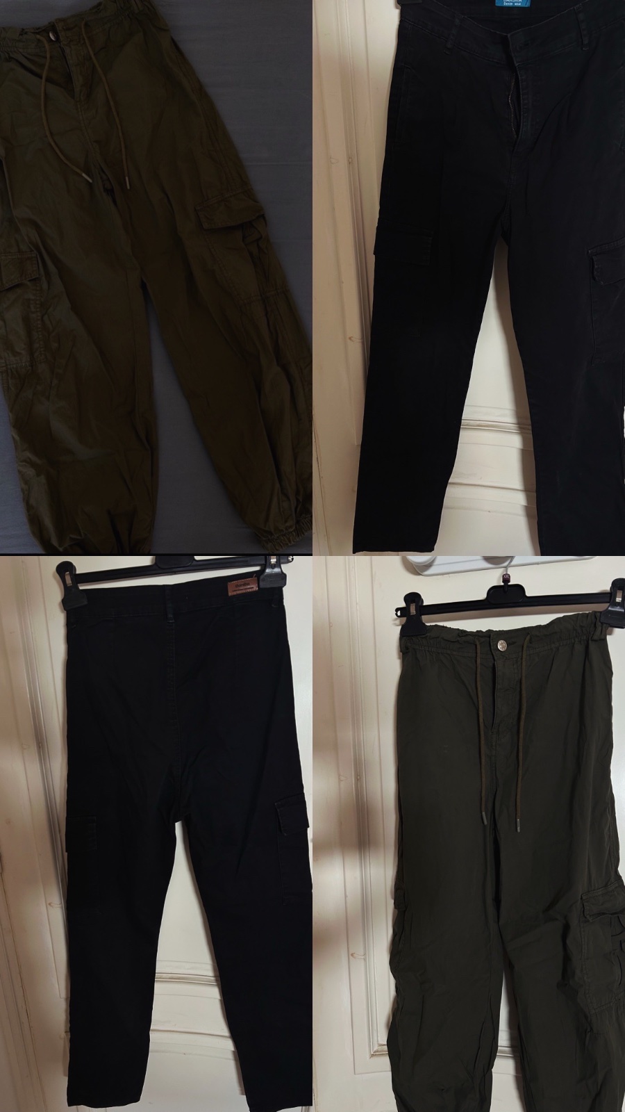 Lot de 2 pantalons cargo