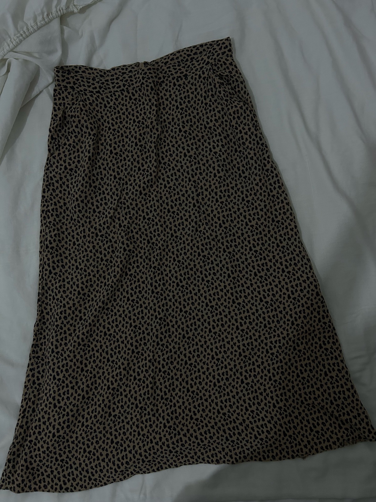 Jupe fluide imprimé léopard – Taille 38 🐆