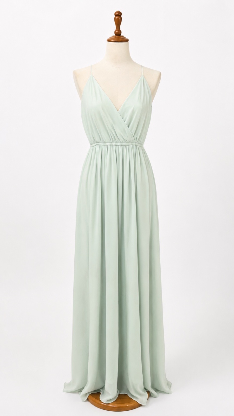 Robe longue verte 