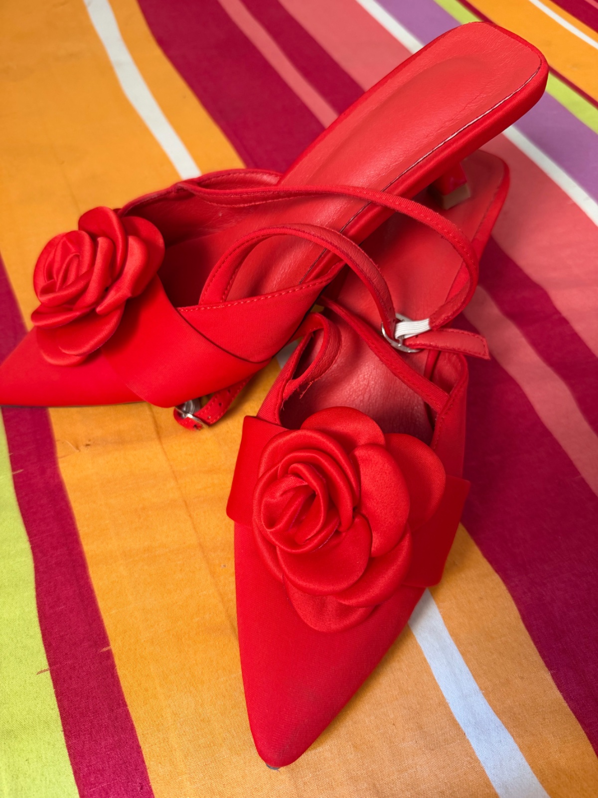Sandales rouge 