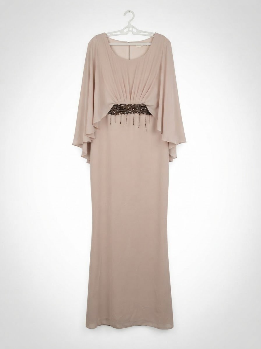 Robe beige saumon 