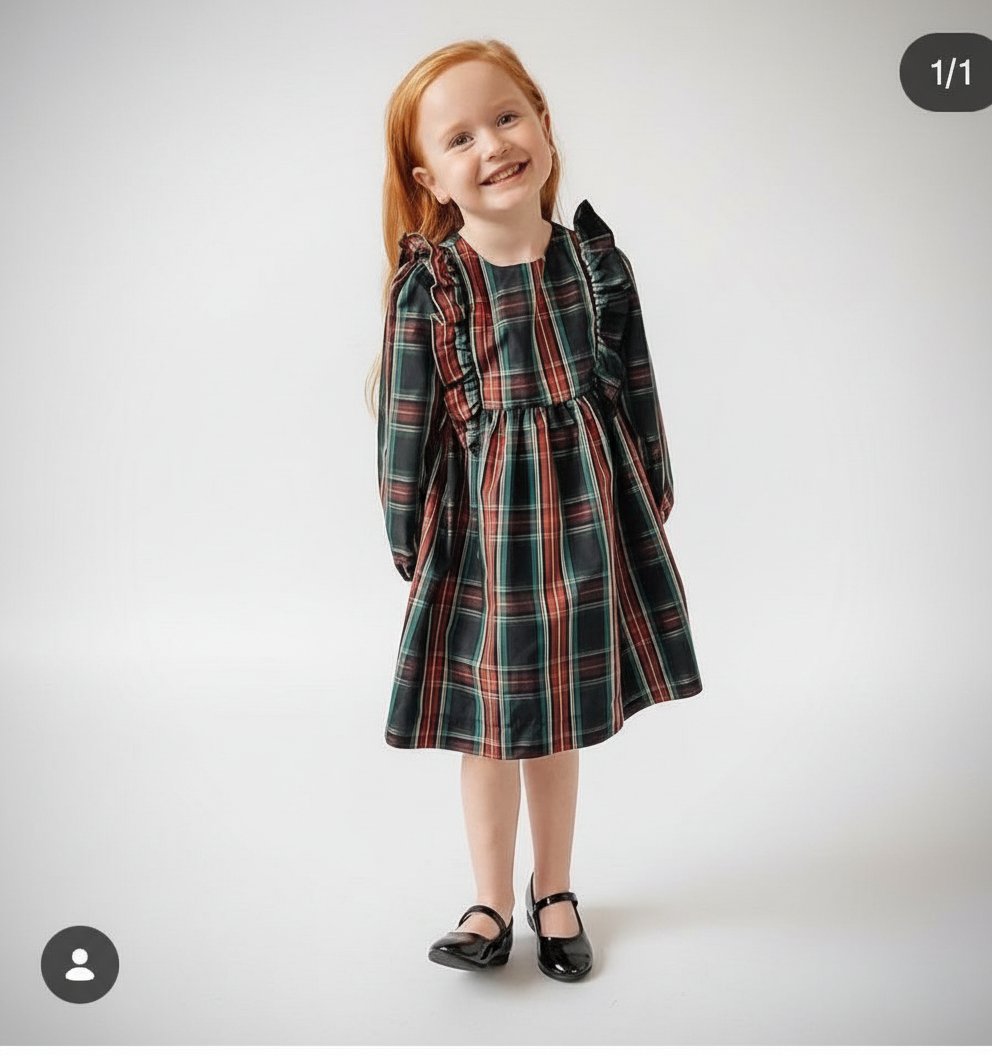Une belle robe écossaise achetée pour une seule occasion  cad portée une seule fois 4 ans H&M 