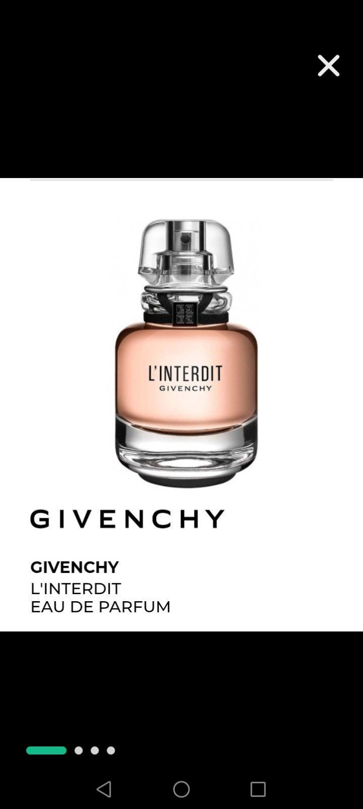 Flacon de 80 ml sauf que tbaz3etli fi El bagage fi tayara wallet 50ml son emballage un peu abîmé 