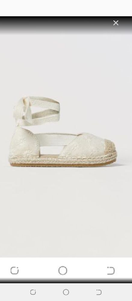 Espadrilles fleurs zara