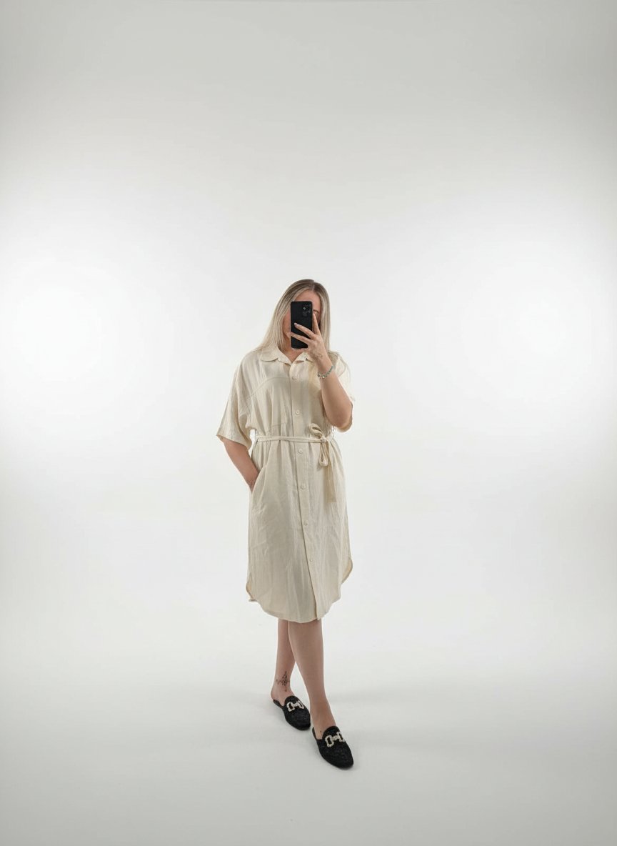 Robe beige 