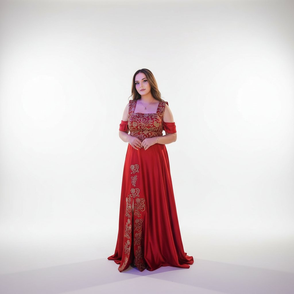 Robe rose 