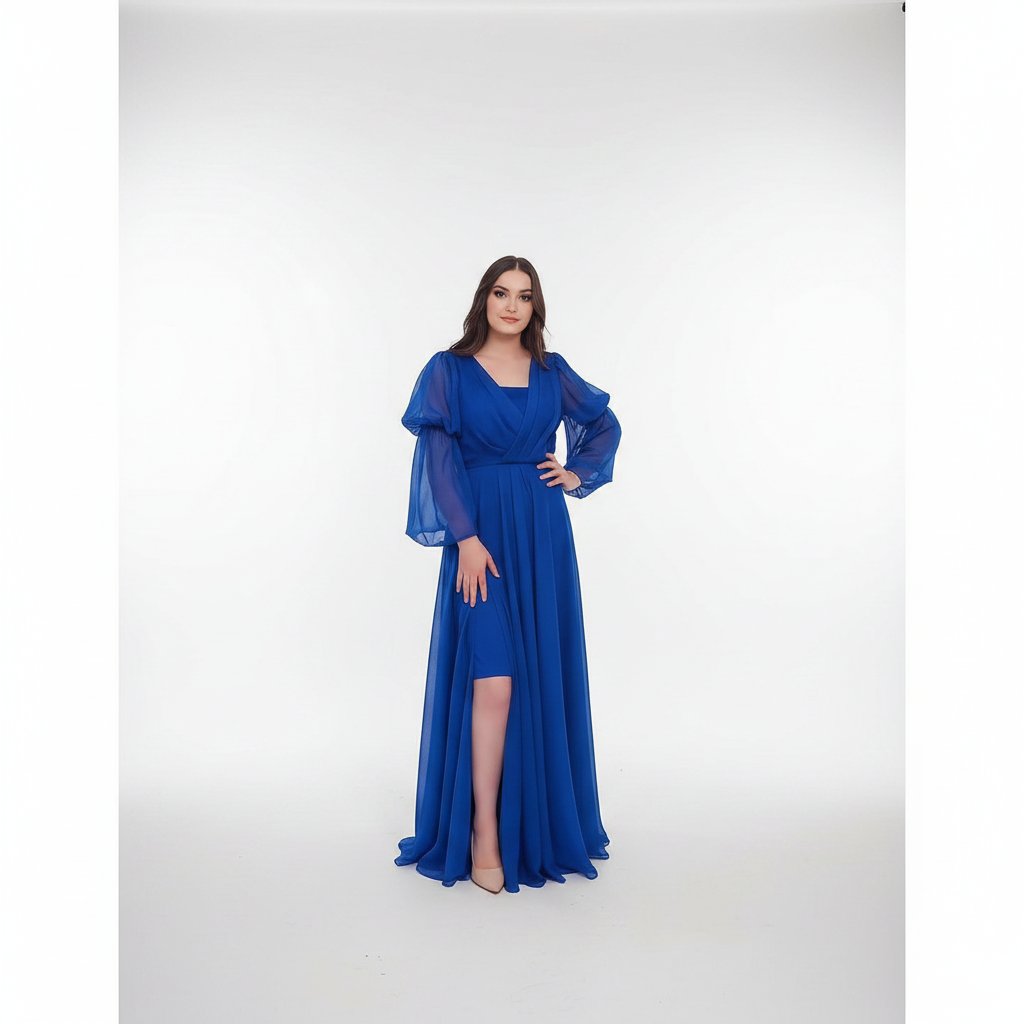 Robe bleu 