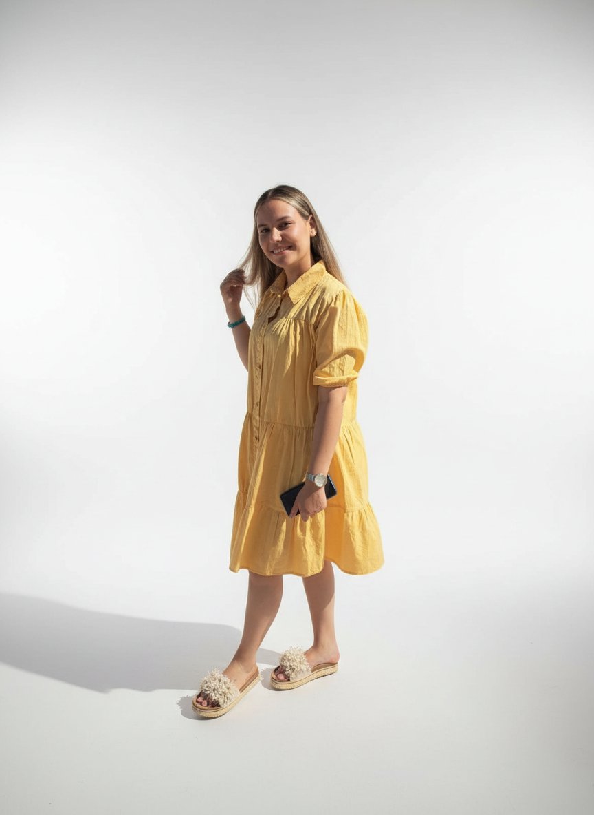 Robe jaune taille 40 malbousa mara 