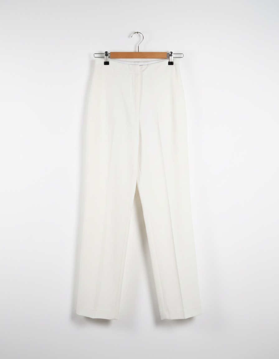 Pantalon droit taille haute