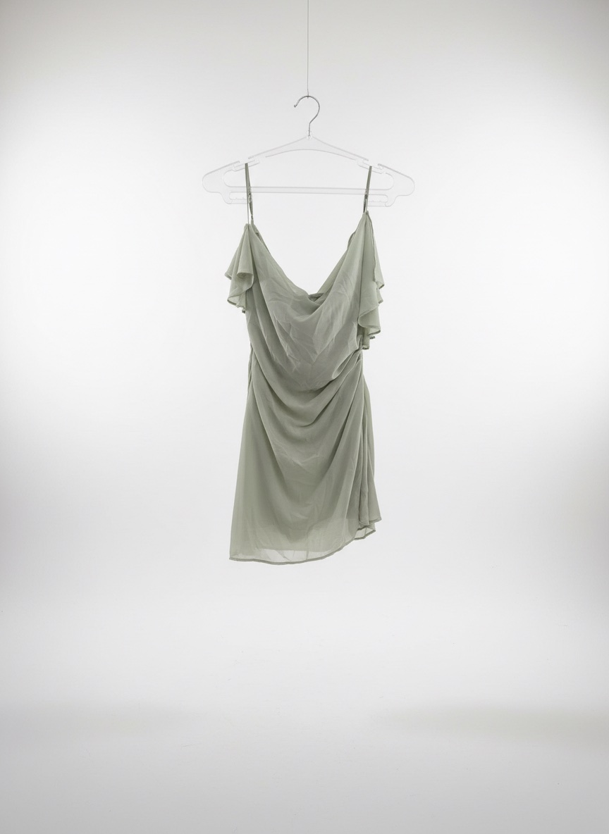 Petite robe en vert d'eau