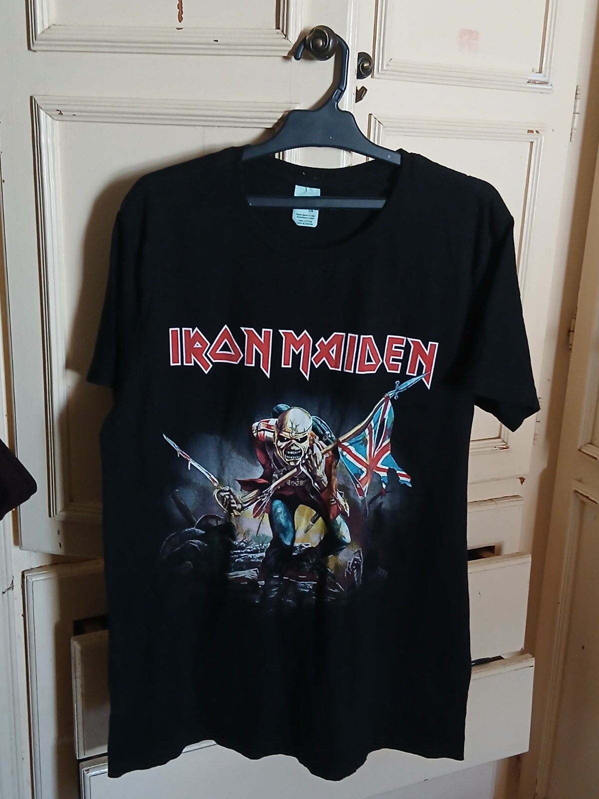 Black "Iron Maiden" T-shirt L